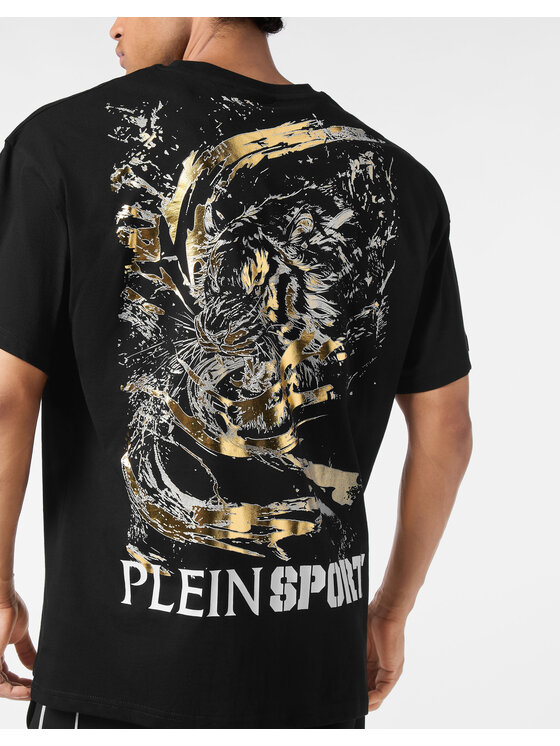 Plein Sport Plein Sport T-särk 24063 Must Regular Fit
