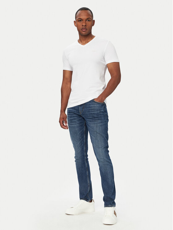 Guess Guess T-Shirt M6YI32 K3735 Λευκό Extra Slim Fit