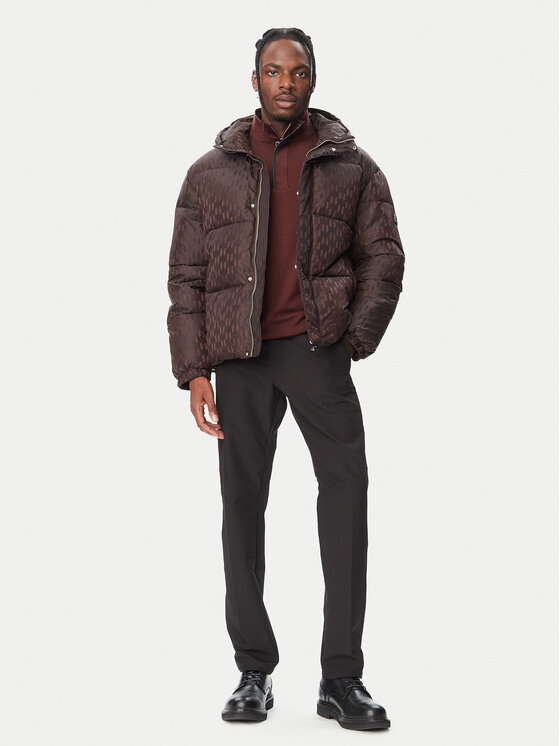 KARL LAGERFELD KARL LAGERFELD Ziemas jaka 505007 564504 Tumši brūna Regular Fit