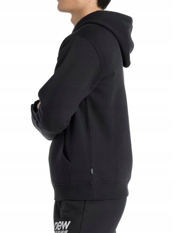 New Balance New Balance Bluza MT51941BK Czarny Standard Fit