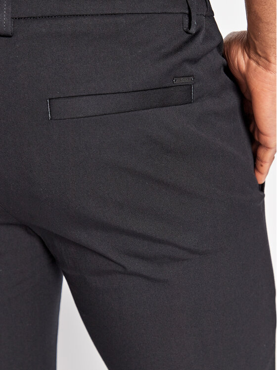 Pantaloni chino Rogan4-1 50424903 Nero Slim Fit