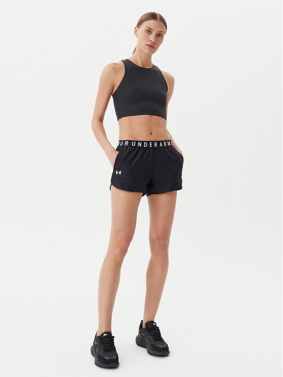 Under Armour Under Armour Športové kraťasy Ua Play Up 3.0 1344552 Čierna Loose Fit