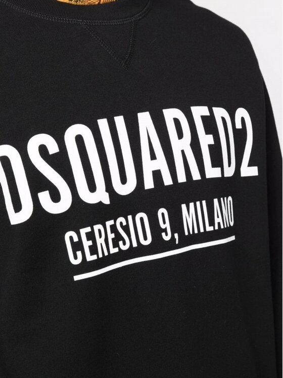 Dsquared2 Dsquared2 Mikina Ceresio 9 Cool Černá Regular Fit