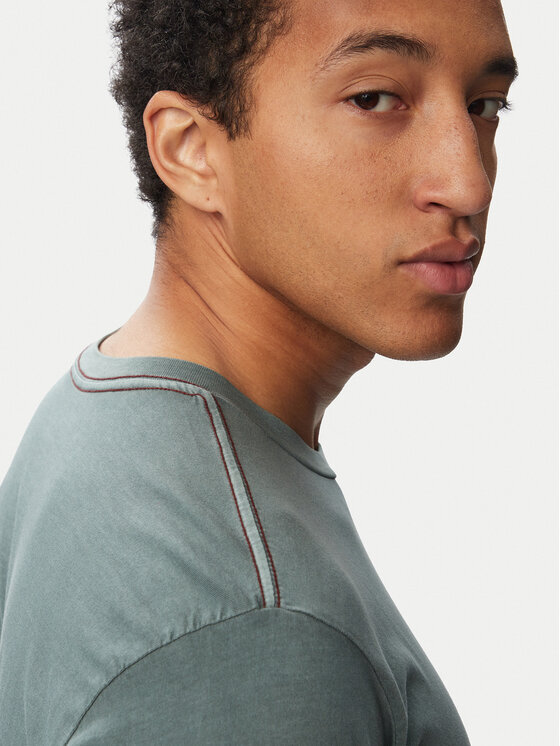 RVCA RVCA Póló Mosaic 23A351543 Sötétkék Regular Fit