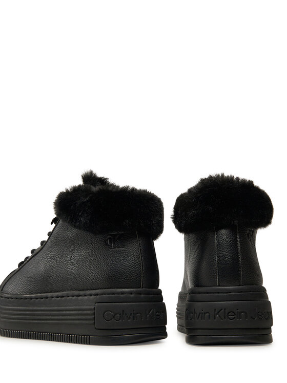 Calvin Klein Jeans Calvin Klein Jeans Gležnjače Bold Platf Low Laceup Mg YW0YW01590 Crna