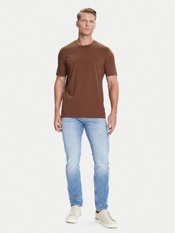 BOSS BOSS T-särk Thompson 01 50468347 Pruun Regular Fit