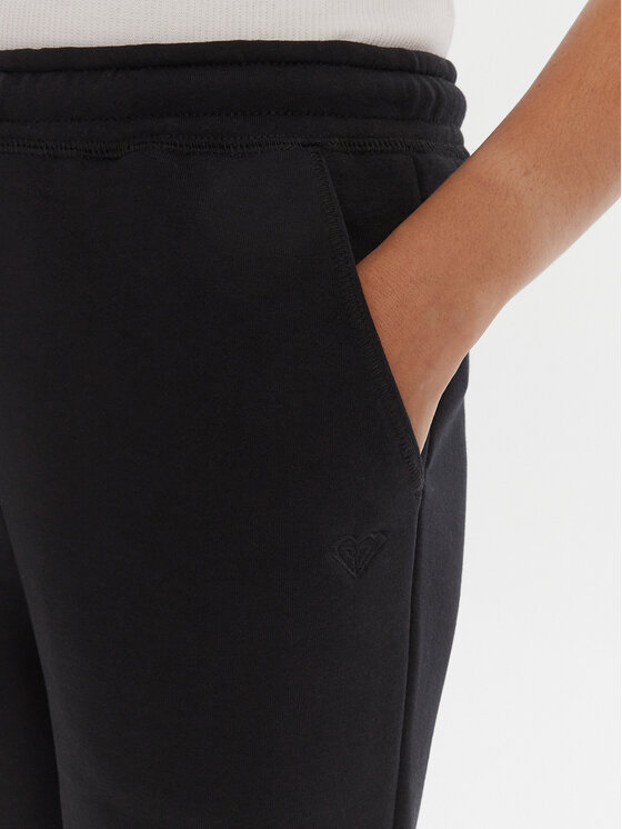 Roxy Roxy Donji dio trenerke Surf Stoked Pant Brushed ERJFB03491 Crna Regular Fit