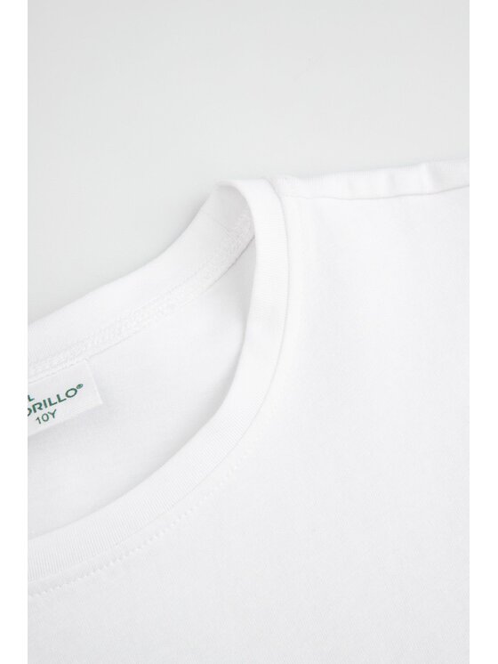 Coccodrillo Coccodrillo Tričko WC6143202WGJ-001 Biela Regular Fit