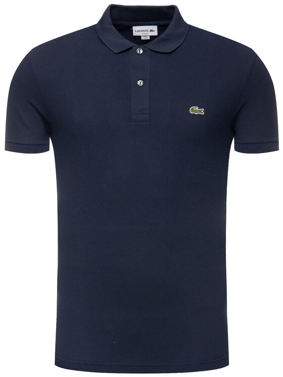 Lacoste Lacoste Polokošeľa PH4012 Tmavomodrá Slim Fit