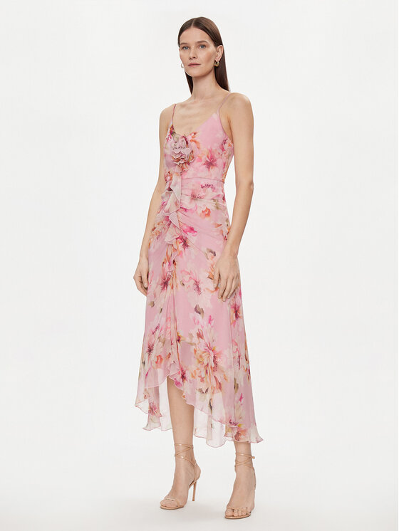 Nissa Nissa Sommerkleid RC14708 Rosa Regular Fit