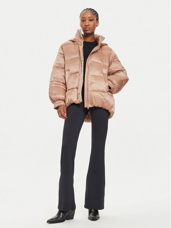 TWINSET TWINSET Зимно яке 242TP2300 Бежов Loose Fit