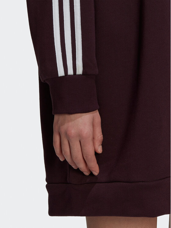 adidas Vestito di maglia adicolor HM4689 Bordeaux Relaxed Fit