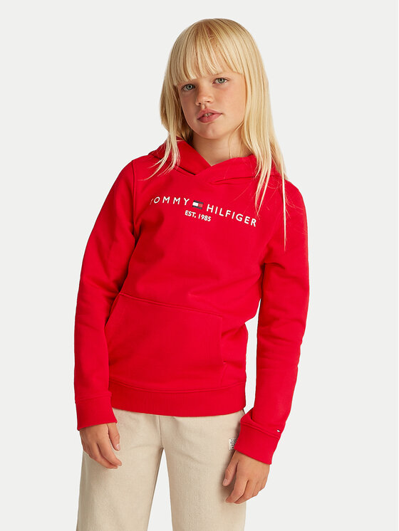 Tommy Hilfiger Tommy Hilfiger Суитшърт Essential KS0KS00205 S Червен Regular Fit