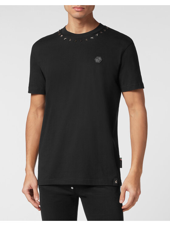 PHILIPP PLEIN PHILIPP PLEIN T-Shirt 14851 Czarny Regular Fit