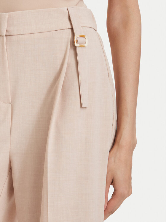 Maryley Maryley Штани з тканини 26EB521/08BE Бежевий Regular Fit