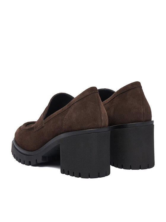 Badura Badura Loafersy GATE-25820LM Tmavě hnědá