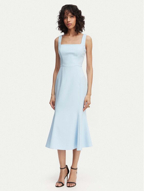 ACCESS FASHION ACCESS FASHION Sukienka koktajlowa 63-3428-135 Niebieski jasny Regular Fit