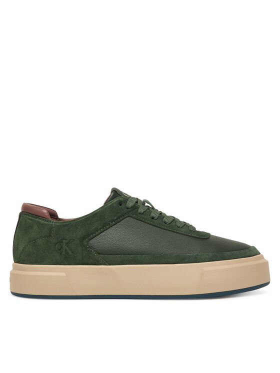 Calvin Klein Calvin Klein Sneakers Basket Cupsole Laceup Lth-Nu YM0YM01354 Verde