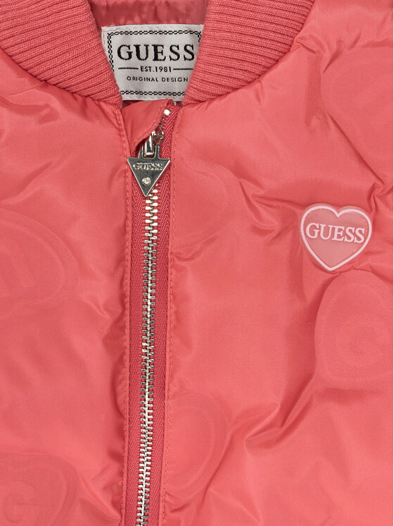 Guess Guess Μπουφάν μεταβατικό K5RL03 WCFM0 Ροζ Regular Fit