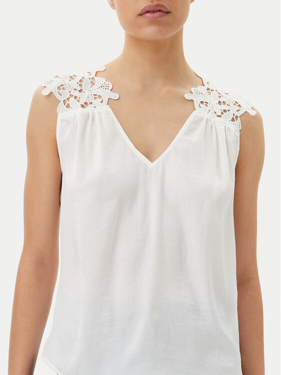 Morgan Morgan Top 251-OJOIE Biela Regular Fit