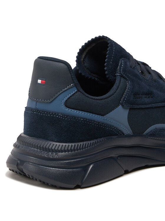 Tommy Hilfiger Tommy Hilfiger Sneakers Modern Runner Tech Print FM0FM05123 Blu scuro