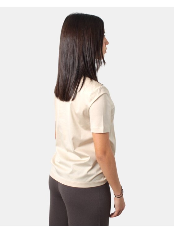 Max Mara Leisure Max Mara Leisure T-Shirt 9936319250698 Μπεζ Regular Fit