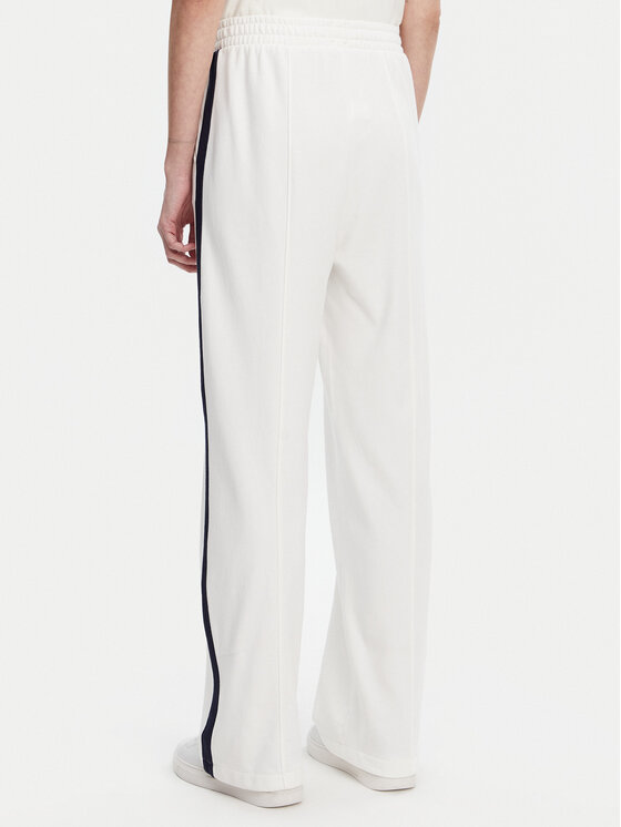 Gap Gap Spodnie dresowe 732234-01 Biały Regular Fit