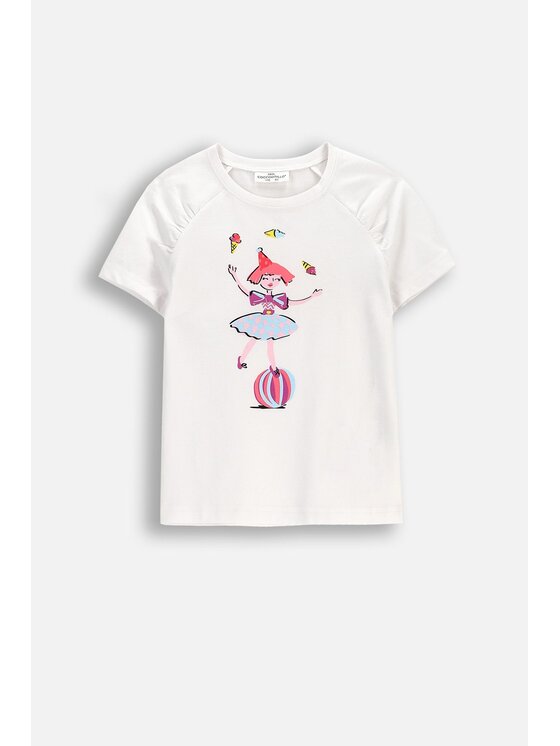 Coccodrillo Coccodrillo T-Shirt WC6143204QGK-001 Bílá Regular Fit