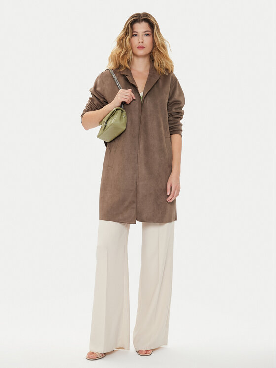 ONLY ONLY Prijelazni kaput Joline 15315660 Smeđa Regular Fit
