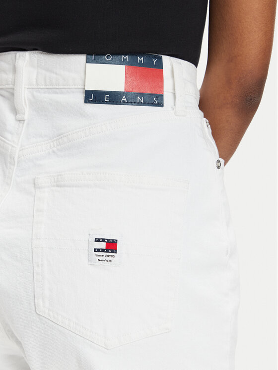 Tommy Jeans Tommy Jeans Jeans hlače Julie DW0DW17612 Bela Straight Fit
