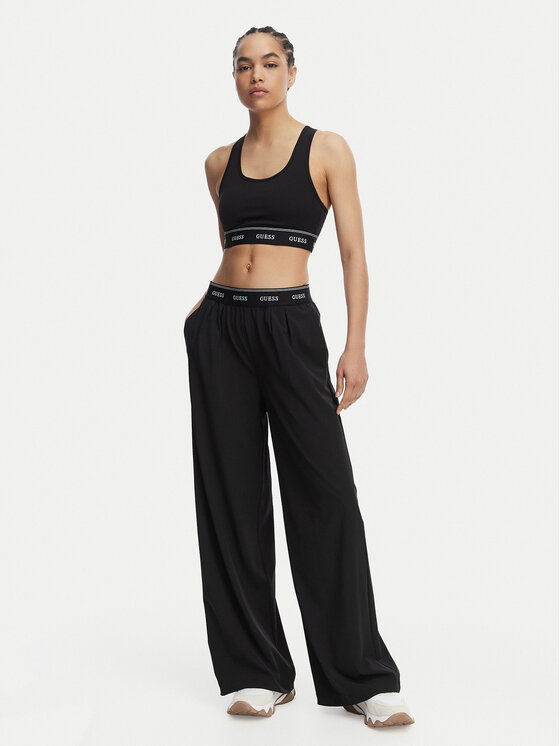 Guess Guess Долнище анцуг V6GB08 W1771 Черен Relaxed Fit