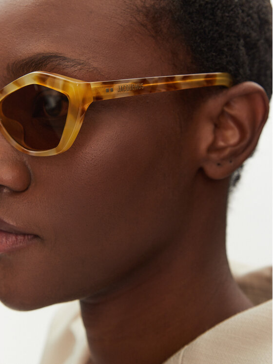 JACQUEMUS JACQUEMUS Okulary przeciwsłoneczne JAC42C8SUN Brązowy