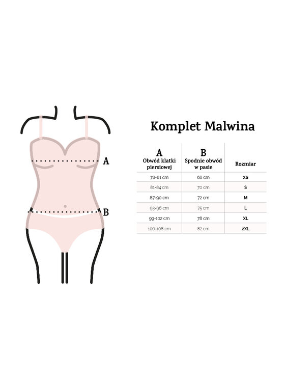 DKaren Lingerie DKaren Lingerie Komplet bielizny Malwina Szary Classic Fit