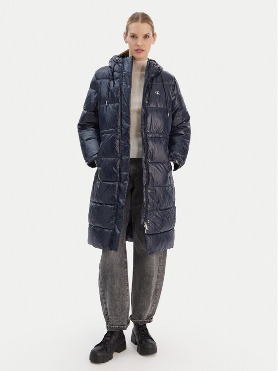 Calvin Klein Jeans Calvin Klein Jeans Μπουφάν χειμωνιάτικο LV047D506G Σκούρο μπλε Relaxed Fit