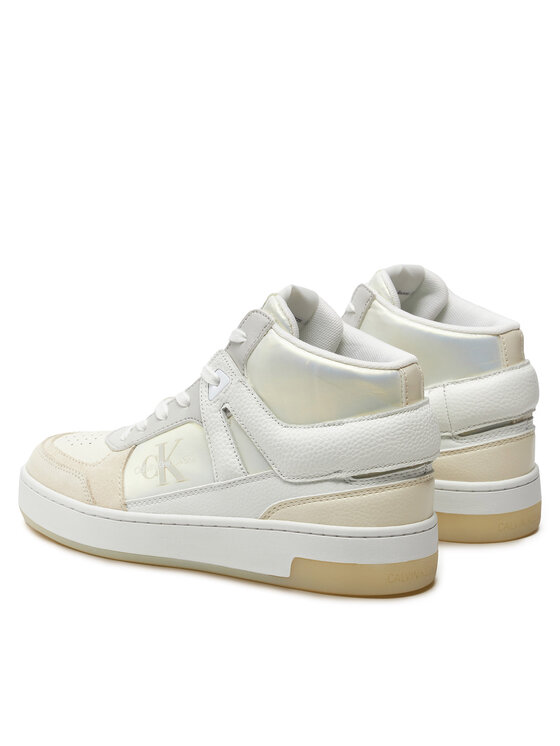 Calvin Klein Jeans Calvin Klein Jeans Αθλητικά Basket Cupsole High Mix Ml Mtr YW0YW01489 Λευκό