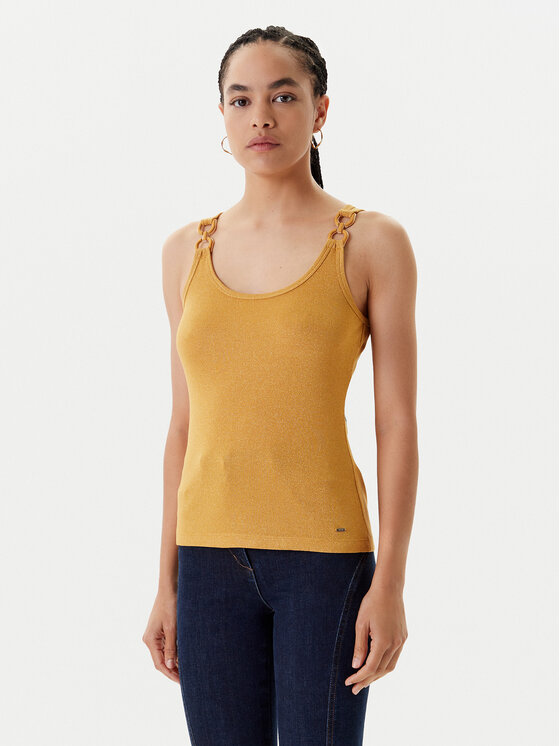 Morgan Morgan Top 251-DIDONI Galben Slim Fit