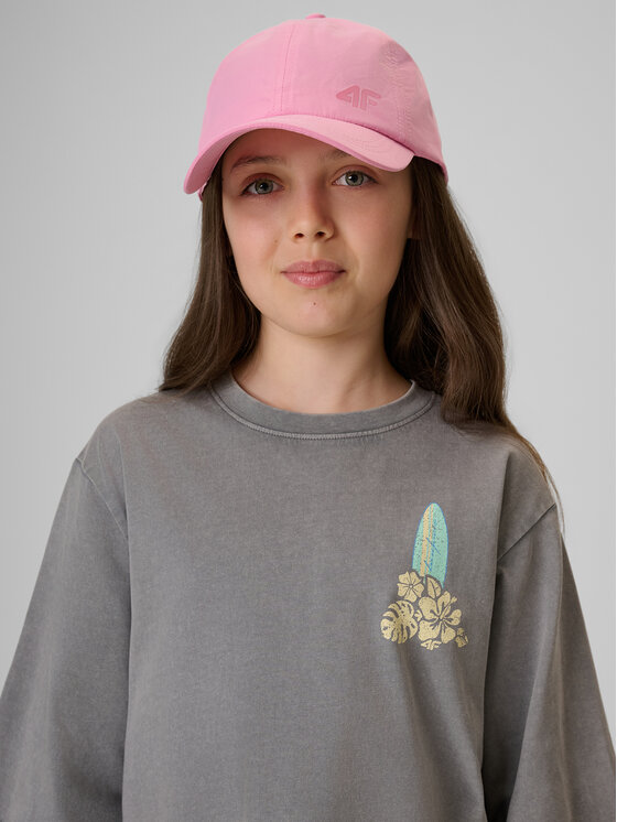 4F 4F T-Shirt SUMMER SPLASH Szary Loose Fit