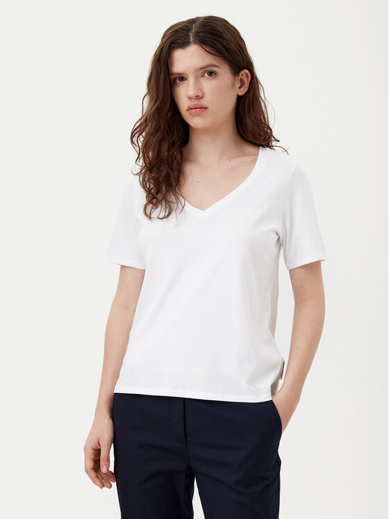 Marc O'Polo Marc O'Polo Póló B01207251331 Fehér Regular Fit