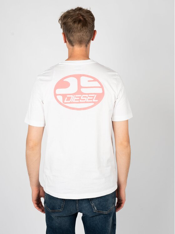 Diesel Diesel T-shirt A06495 0GRAI Bianco Regular Fit