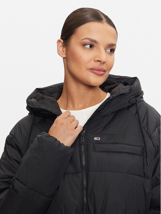 Tommy Jeans Tommy Jeans Geacă de iarnă Vail DW0DW18842 Negru Regular Fit