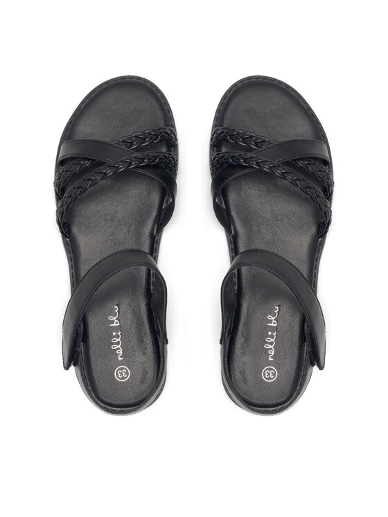Nelli Blu Nelli Blu Sandale REC22534 Negru