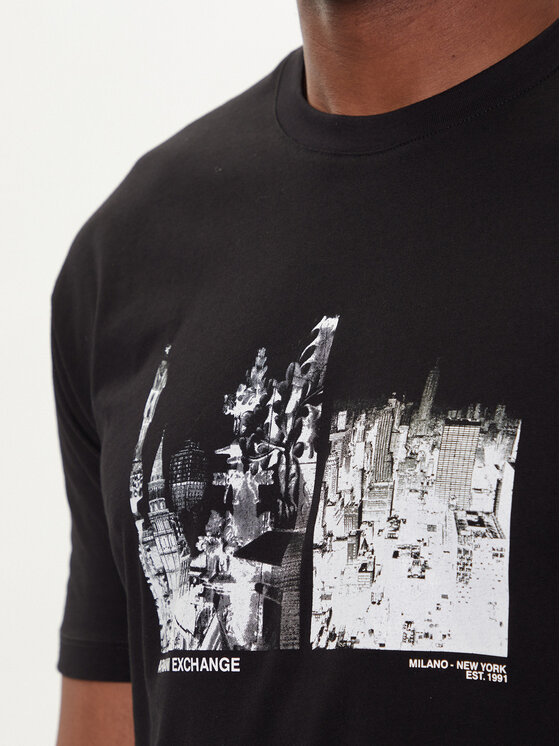 Armani Exchange Armani Exchange T-Shirt XM001461 AF10358 MC305 Schwarz Regular Fit