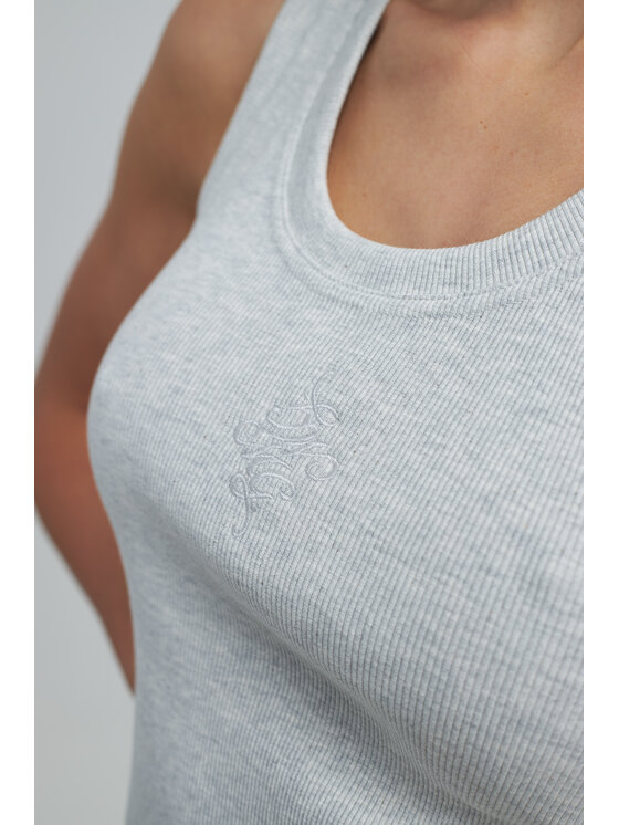 MANDRAGORA MANDRAGORA Top karo Grigio Flexible Fit