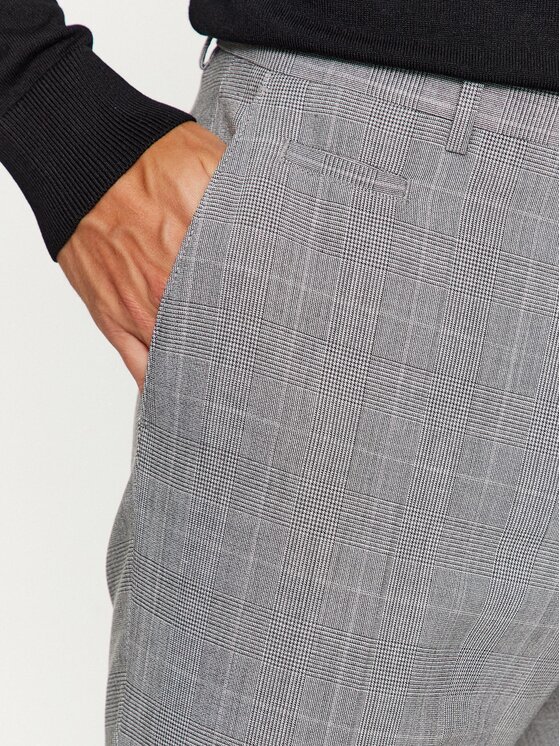 BOSS Boss Pantalone da abito H-Genius-224 50500110 Grigio Slim Fit