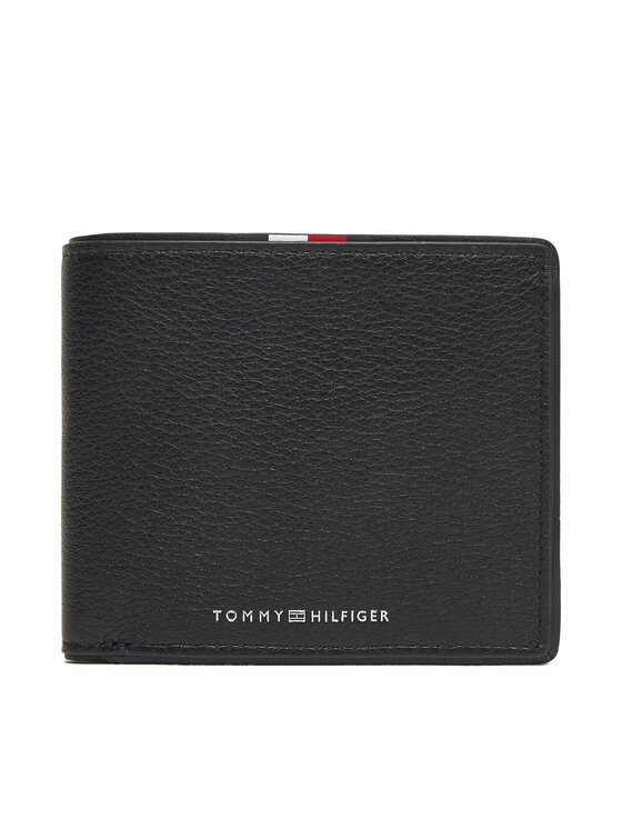 Tommy Hilfiger Tommy Hilfiger Suur meeste rahakott Th Corp Cc Flap & Coin AM0AM13741 Must