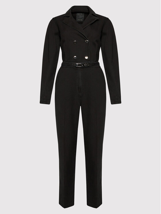 PINKO Pinko Jumpsuit Little Rock 1J10R8 Y78N Schwarz Regular Fit