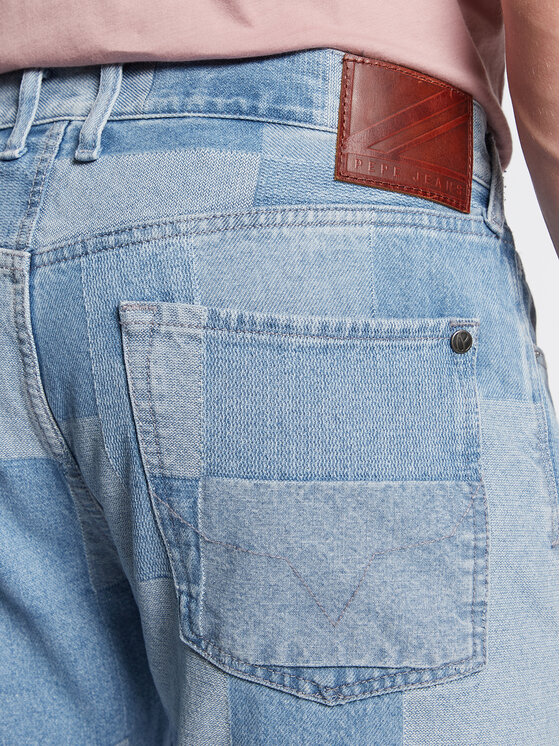 Pepe Jeans Pepe Jeans Jeans hlače Callen Weave PM206815 Modra Relaxed Fit