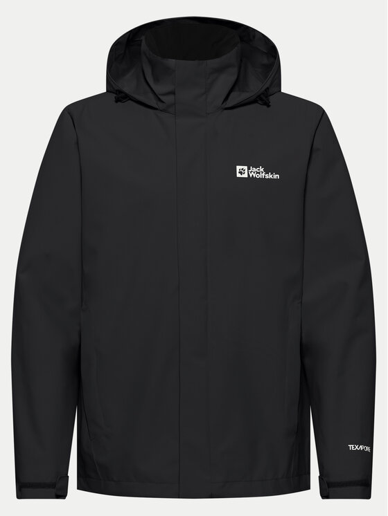 Jack Wolfskin Jack Wolfskin Outdoorová bunda Trailtime 2l A63903 Čierna Regular Fit