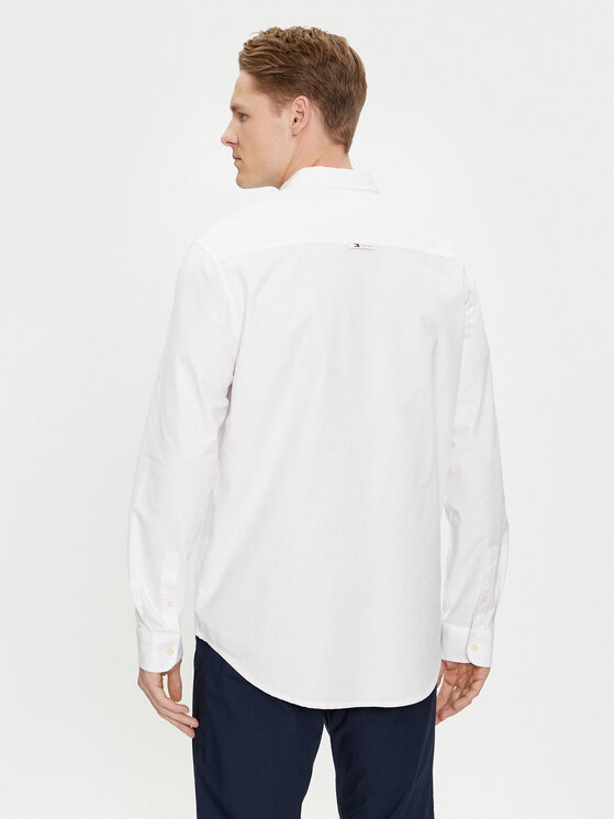 Tommy Jeans Tommy Jeans Camicia Oxford DM0DM18335 Bianco Regular Fit