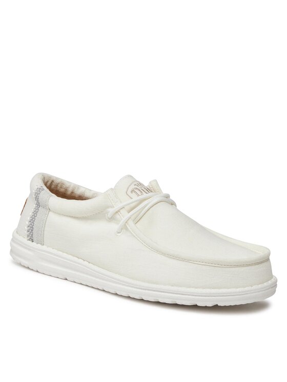 Hey Dude Hey Dude Sneakers Hey Dude Wally Break Stitch Bianco